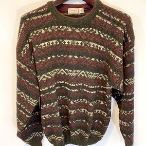 90’s Vintage Bugle Boy Fair Isle Crewneck Sweater